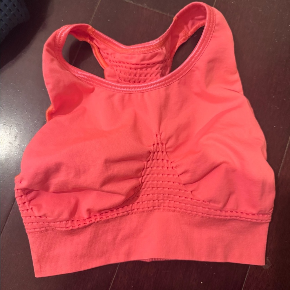 Sweaty Betty Pink Sports Bra with Racerback Design